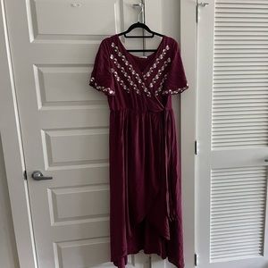 Red/maroon formal dress